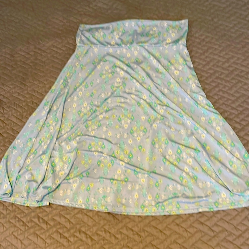 Lularoe skirt azure  xl